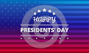 Presidents day background vector
