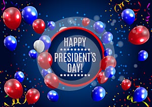 Presidents Day in USA Background. Can Be Used as Banner or Poste