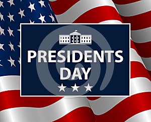 Presidents Day in USA Background. United States of America celebration.