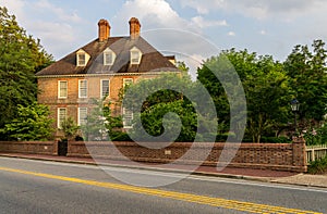 Presidents House at William and Mary college in Williamsburg Virginia photo