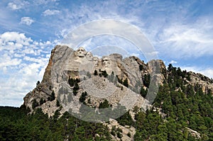 The Presidents on Mt. Rushmore in South Dakota