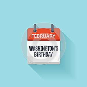 Presidents, Washingtons day. February Event holiday Usa.