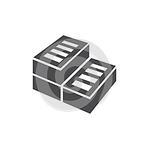 Prespective illustration of brick