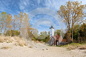 Presque Isle lighthouse, built in 1872