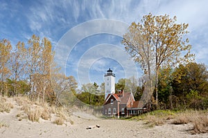 Presque Isle lighthouse, built in 1872