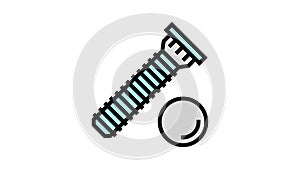 press-fit stud color icon animation