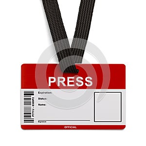 Press ID Card