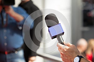 Press interview