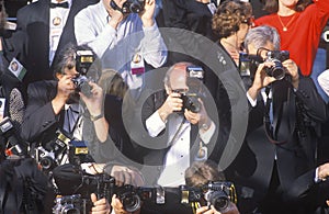 Press Photographing Celebrity at the 62nd Annual Academy Awards, Los Angeles, California