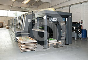 Press printing - Offset machine