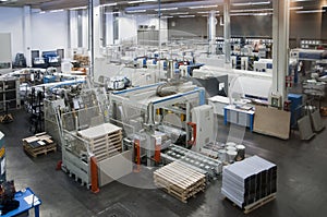 Press printing - Offset machine