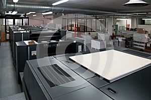 Press printing - Offset machine