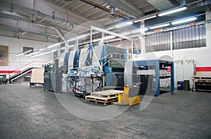 Press printing - Offset machine