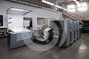 Press printing (printshop) - Offset photo