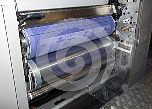 Press printing (printshop) - Offset, detail