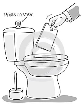 Press to vote