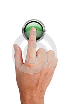 Pressing a button