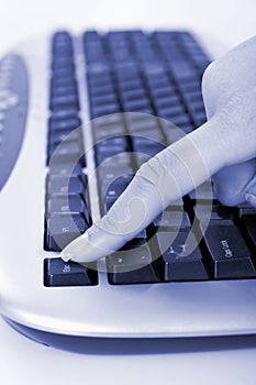 Pressing escape button