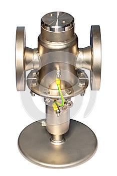 Pressure control valve for liquids and gases