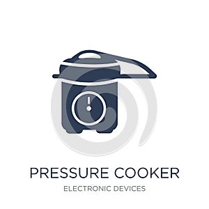 pressure cooker icon. Trendy flat vector pressure cooker icon on