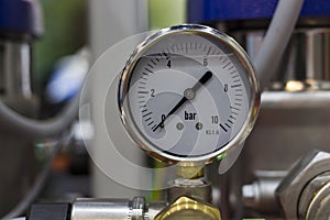 Pressure gage oil pressure gage