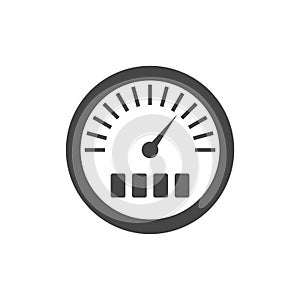 Pressure gauge, Manometer icon, Pressure meter icon, simple black style