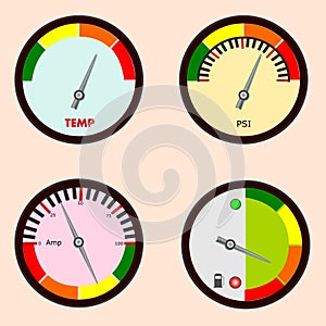 Pressure Gauge with a Separate Needle meter