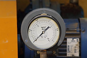 Pressure gauge of water pump
