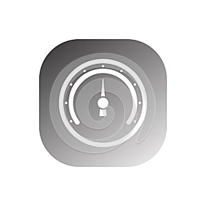 pressure indicator icon vector