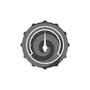 pressure indicator icon vector