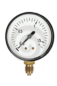 Pressure meter isolated (isolated)