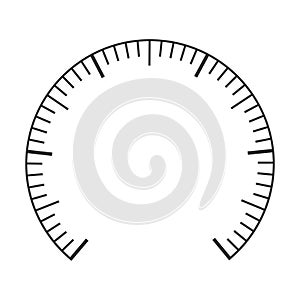 Pressure meter, speedometer, tonometer, thermometer, manometer, barometer, navigator or indicator scale. Measuring