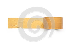 Pressure sensitive tape isolated on white background. object picture for graphic designer