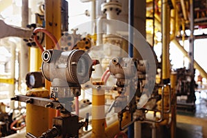 Pressure transmitter, and temperature transmitter for measurement and monitor data of oil and gas process