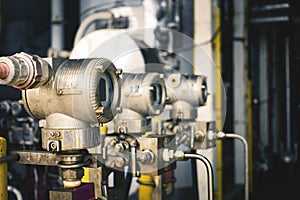 Pressure transmitter, and temperature transmitter for measurement and monitor data of oil and gas process