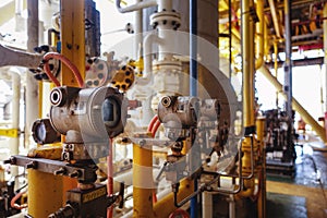 Pressure transmitter, and temperature transmitter for measurement and monitor data of oil and gas process