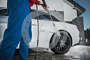 Pressure Washer Car Cleaning