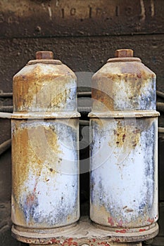 pressurized vessel on a machine