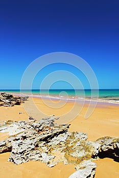 Prestine Beach along the Indian Ocean, near Broome, Western Australia