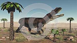 Prestosuchus dinosaur - 3D render