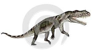 Prestosuchus dinosaur roaring - 3D render