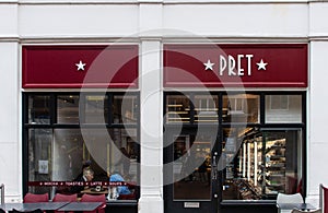 Pret a Manger entrance