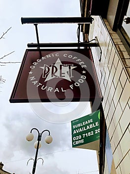 Pret a Manger store, London