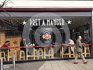 Pret a Manger store, London