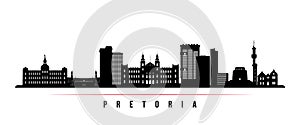 Pretoria skyline horizontal banner.