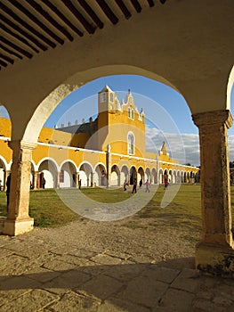 Pretty Arches of the Monastery of Izamal photo
