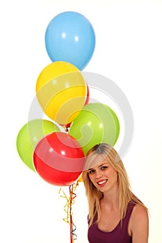 Pretty Balloon Girl