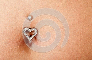 Pretty belly and piercing