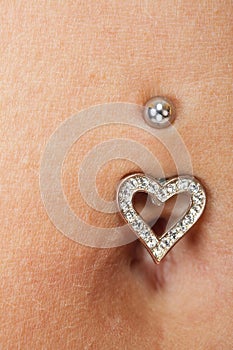 Pretty belly and piercing