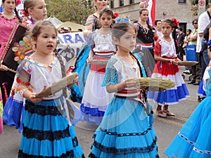 Pretty Blue and White Dresses